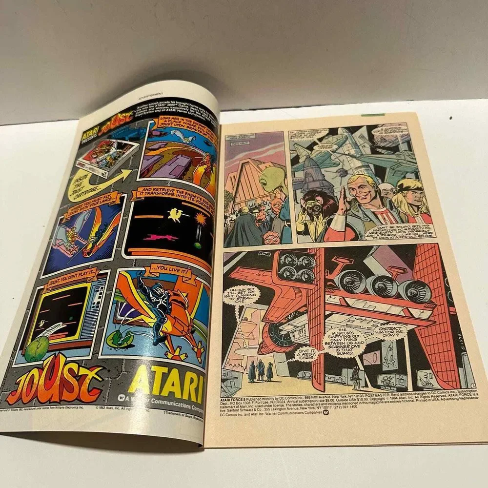 ATARI FORCE 5 MAY 84‎ Face to Face with the Dark Destroyer Comic Book